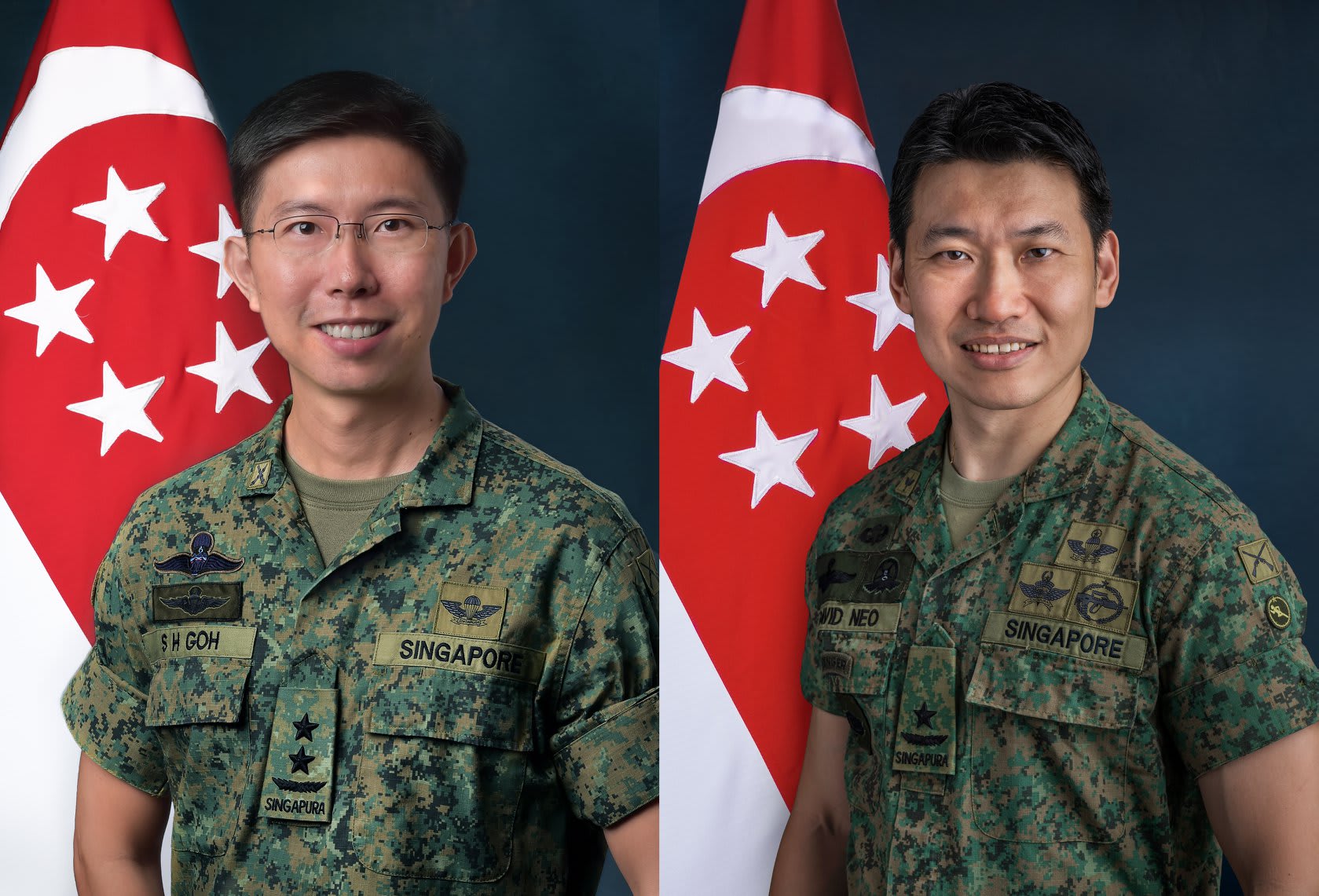 Brigadier-General David Neo (right) will take over from Major-General Goh Si Hou (left) as Chief of Army on March 10, 2022. Brigadier-General David Neo (right) will take over from Major-General Goh Si Hou (left) as Chief of Army on March 10, 2022.