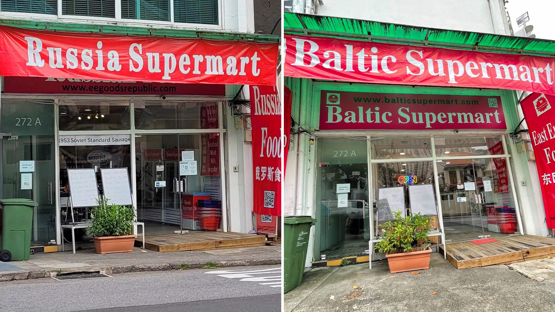 Russia Supermart On River Valley Rd Rebrands As Baltic Supermart, Indignant Netizens Protest