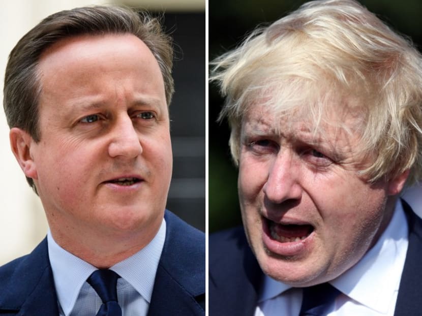 David Cameron, left, and Boris Johnson. AFP file photo