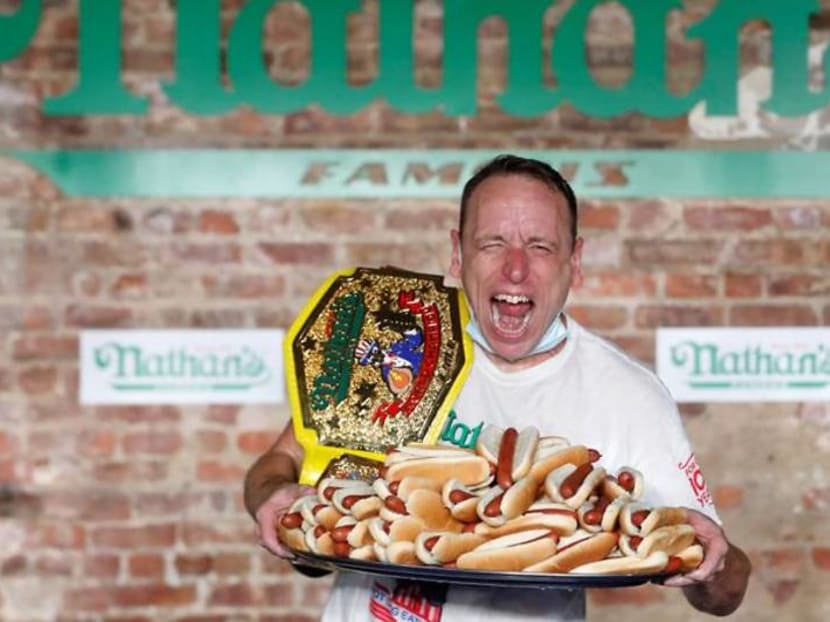 Pandemic or not, hot dogs eaten, records broken on New York's Coney Island Pandemic or not, hot dogs eaten, records broken on New York's Coney Island