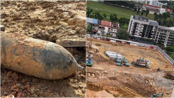 Close to 1,600 people will be affected by WWII bomb disposal operation at Upper Bukit Timah