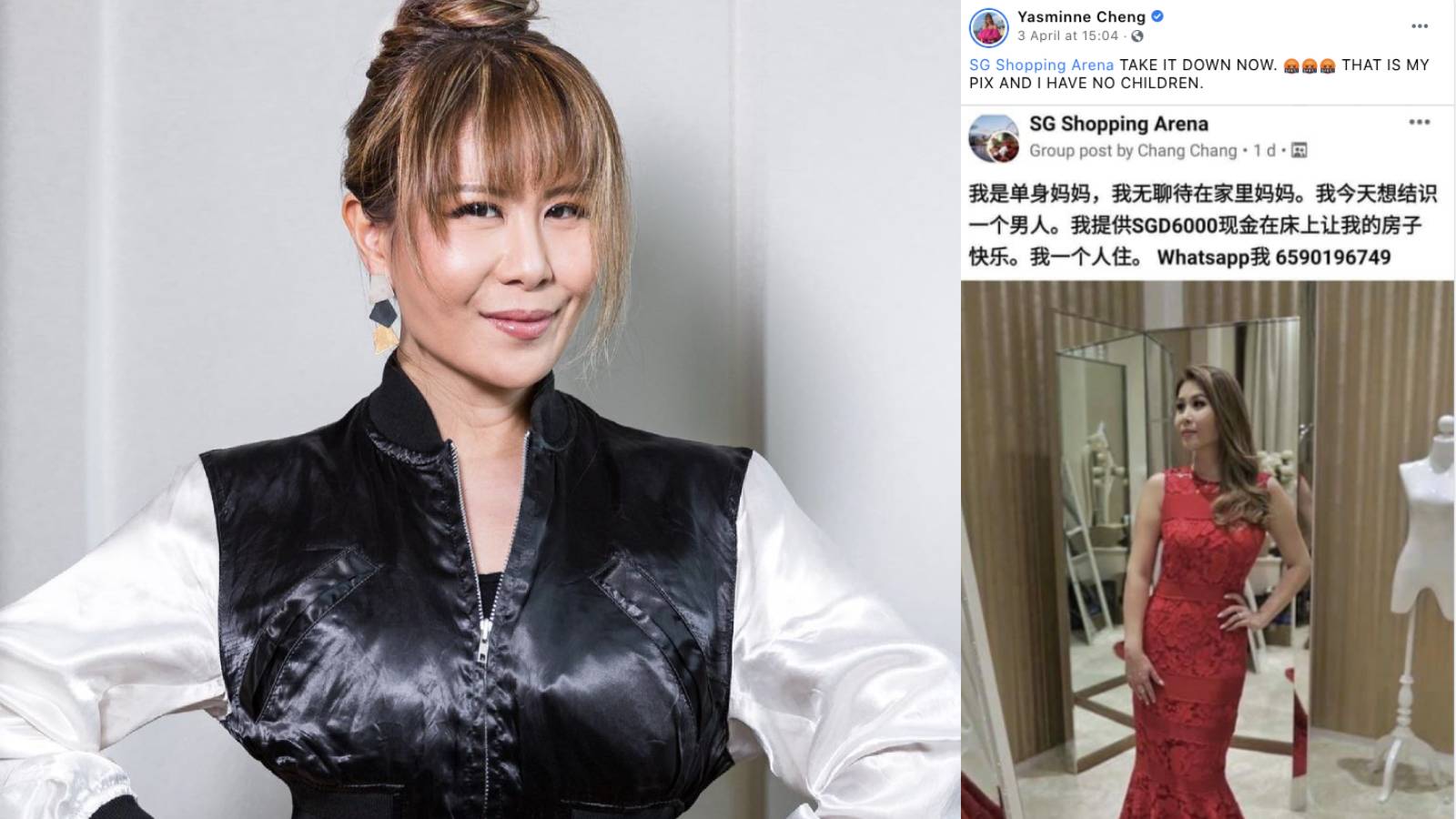 Yasminne Cheng Is Not “A Single Mum Who’s Lonely And Horny”... Despite What Online Ads Claim