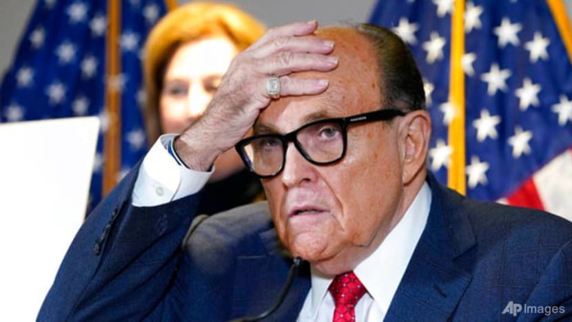 Giuliani's DC law licence suspended until New York case resolved Giuliani's DC law licence suspended until New York case resolved