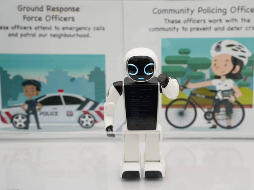 The Mini Autonomous School Talk Robot Officer (Mi-Astro) was among the new technologies unveiled by the Singapore Police Force at its annual workplan seminar on Thursday (April 11).