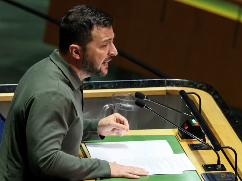 At UN, Zelenskiy tells Russia to stop war so world can fight climate, other crises At UN, Zelenskiy tells Russia to stop war so world can fight climate, other crises
