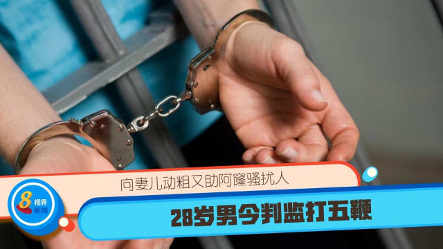 向妻儿动粗又助阿窿骚扰人 28岁男今判监打五鞭