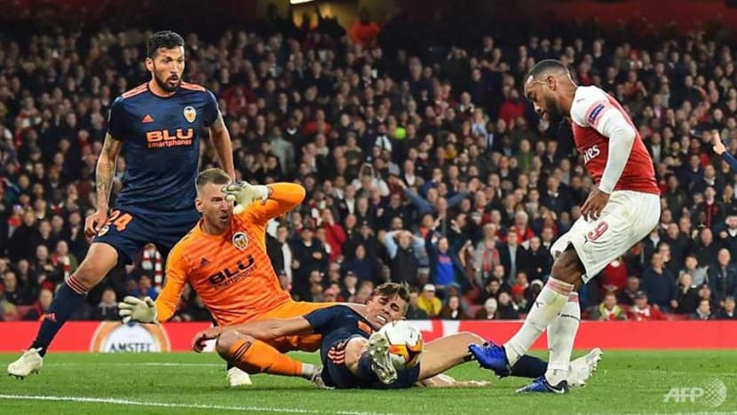 Football: Lacazette, Aubameyang edge Arsenal towards Europa League final Football: Lacazette, Aubameyang edge Arsenal towards Europa League final