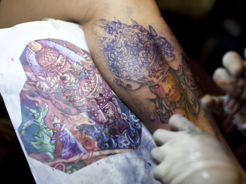 Traditional tattoos in Myanmar are all the rage TODAY