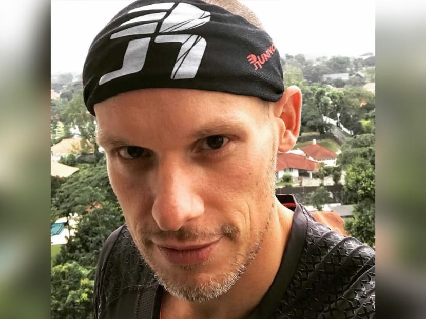 Mitch Vanhille (pictured), a Belgian based in Singapore, was convicted of seven counts of voluntarily causing hurt, two counts of wrongful confinement, and one of using criminal force on the victim.