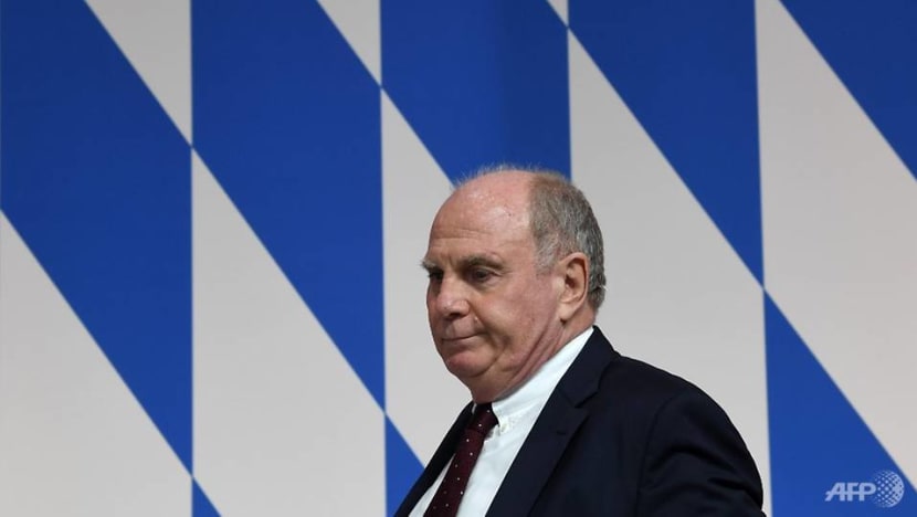 Football: Hoeness confirms he will step down as Bayern president Football: Hoeness confirms he will step down as Bayern president