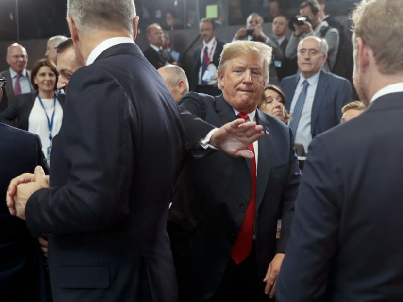 President Trump, seen here during a summit of heads of state and government at NATO headquarters in Brussels on July 11, may be driven less by lofty ideology than by moment-to-moment impulse.