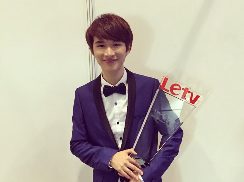 Singapore singer Reuby Tan picked up the Viewers Popularity Award at the Hong Kong Asia-Pop Music Festival.