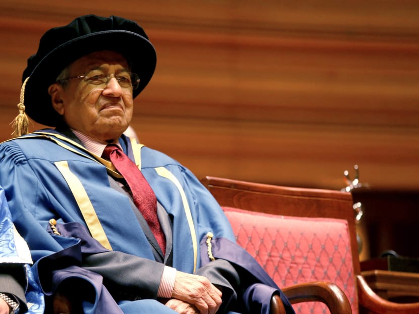 Dr Mahathir Mohamad has told Malaysia's Education Minister to ‘overhaul’ the school curriculum to produce citizens with good values, including good work ethics and integrity. On Tuesday (Nov 13), the premier was conferred the Honorary Doctor of Laws from the National University of Singapore.
