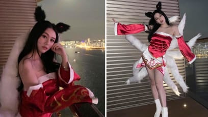 Chingmy Yau’s Daughter Dressed Up As The Nine-Tailed Fox For Halloween...