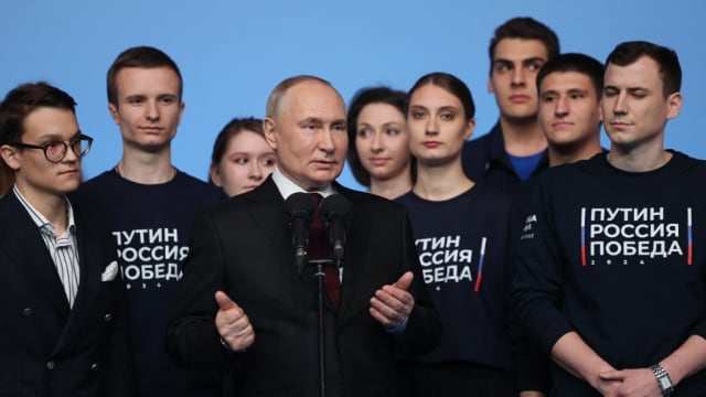 俄总统选举初步计票结果 普京取压倒性胜利