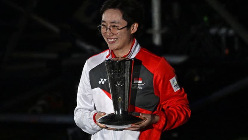 Feng Tianwei becomes first Singaporean to win outstanding athlete award at Commonwealth Games Feng Tianwei becomes first Singaporean to win outstanding athlete award at Commonwealth Games