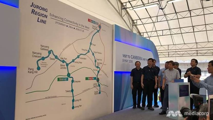 Laluan MRT Daerah Jurong dibuka bertahap-tahap dari 2026