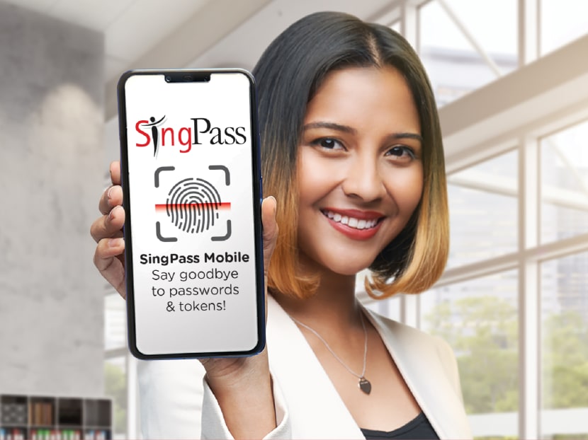 The new Singpass Mobile application for smartphones allows you to use your fingerprints to verify your identity.