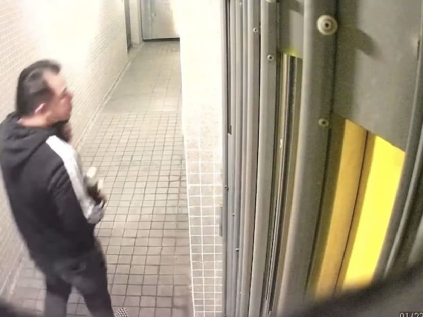 Clip of man spitting on Hong Kong flat doors sparks call for police action