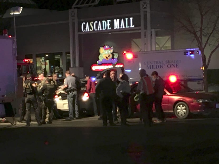 Four dead after shooting in Washington state mall, gunman on the run