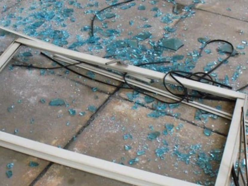 Twenty-eight cases of fallen windows were reported in the first five months of the year, higher than the average seen for the past five years. Photo: Building and Construction Authority