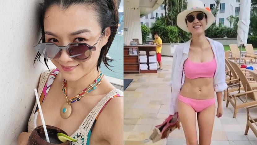 Mother-Of-3 Aimee Chan, 40, Shows Off Her Bikini Bod While On Staycation