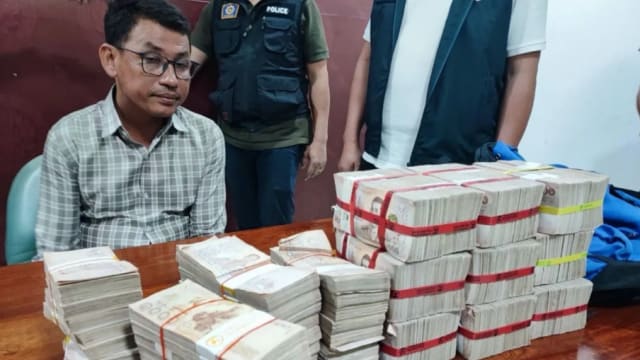 偷运1350万铢给诈骗集团 柬男在泰国落网