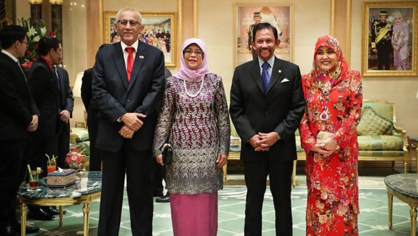 Presiden Halimah galak S'pura, Brunei teroka bidang kerjasama baru