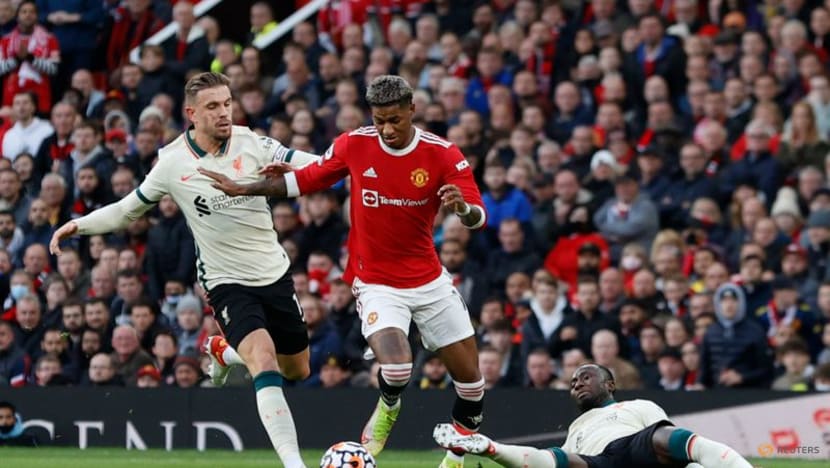 United's Rashford 'embarrassed' by Liverpool thrashing United's Rashford 'embarrassed' by Liverpool thrashing