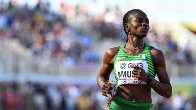 世界田径锦标赛：女子100米跨栏项目半决赛 尼日利亚破世界纪录