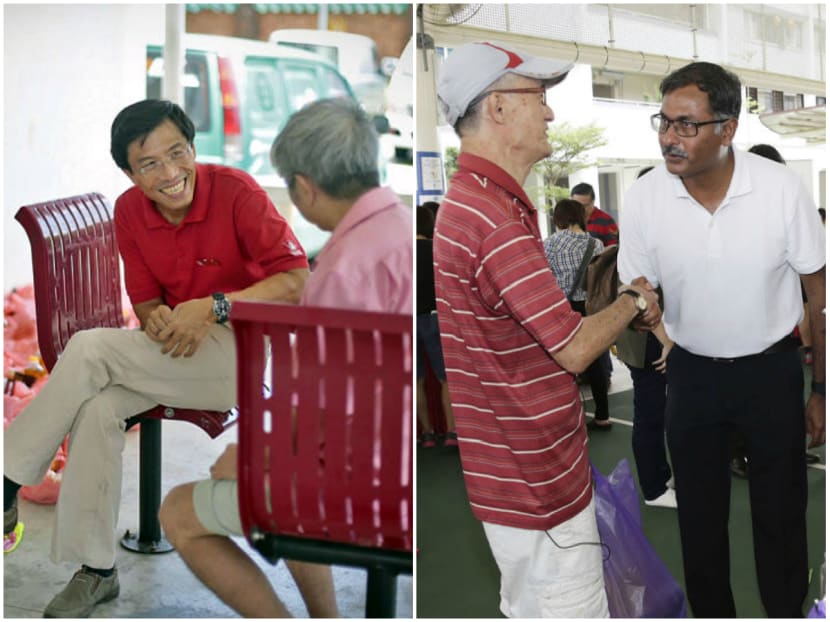 SDP Bukit Batok candidate Chee Soon Juan (left) and PAP Bukit Batok candidate Murali Pillai (right). TODAY file photos
