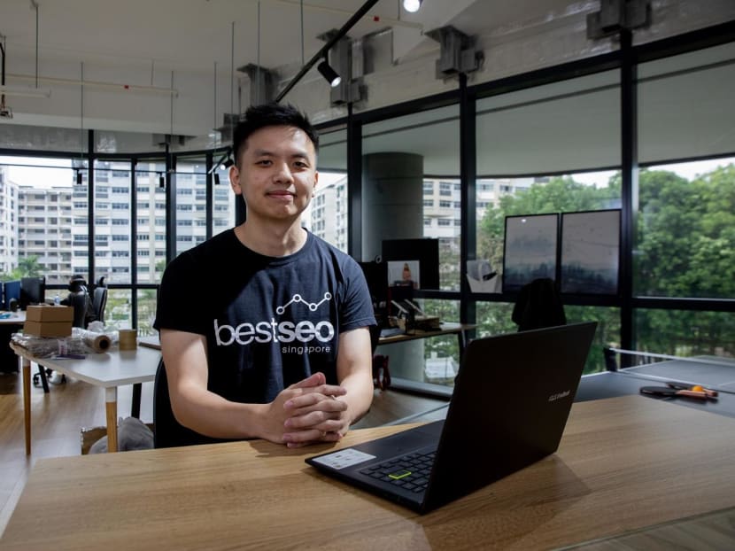 Mr Jim Ng, 27, is the founder of digital marketing agency Best SEO Marketing.