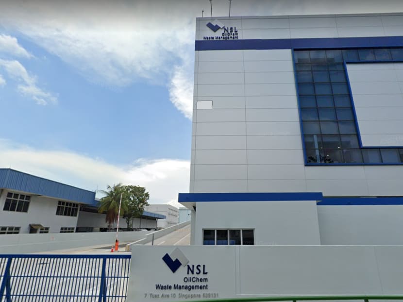 Abnormally high levels of regulated substances such as heavy metals found on several occasions in the public sewers located around Tuas were traced to NSL Oilchem Logistics' premises along Tuas Avenue 12 (pictured). Abnormally high levels of regulated substances such as heavy metals found on several occasions in the public sewers located around Tuas were traced to NSL Oilchem Logistics' premises along Tuas Avenue 12 (pictured).