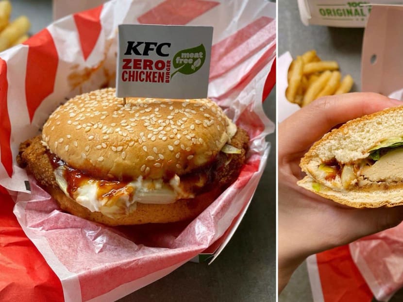 Chicken shop burger kfc