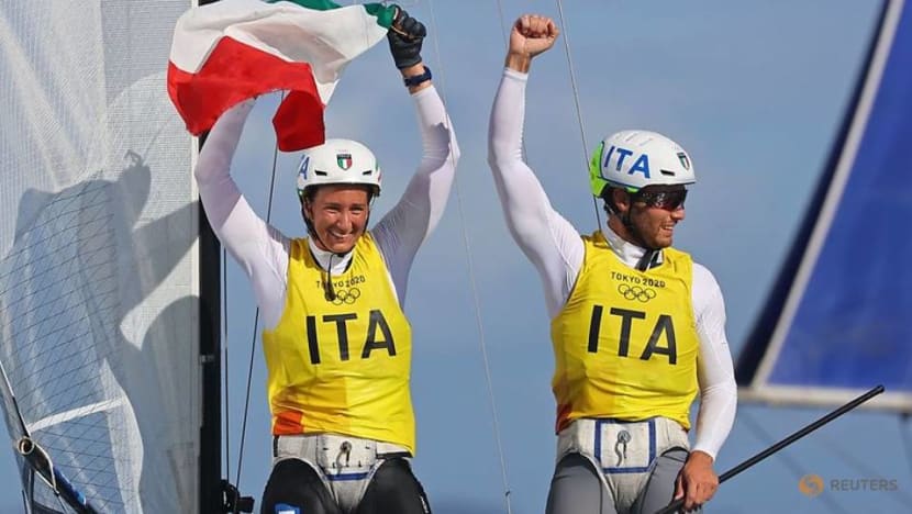 Olympics-Sailing-Italy's Tita and Banti win Nacra 17 sailing gold Olympics-Sailing-Italy's Tita and Banti win Nacra 17 sailing gold