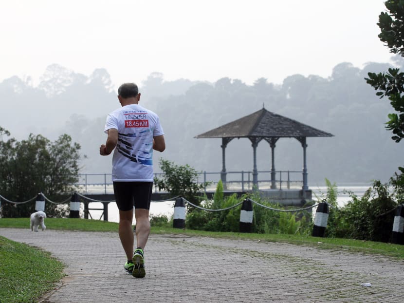 If the three-hour PSI is high, people may wish to postpone strenuous outdoor activities such as jogging. Photo: Daryl Kang