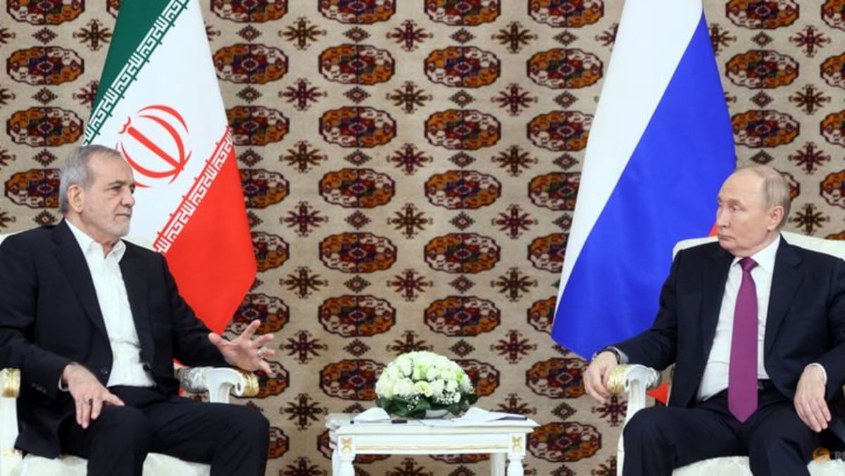 Russia’s Putin cements ties with Iranian president in Central Asia meeting Russia’s Putin cements ties with Iranian president in Central Asia meeting