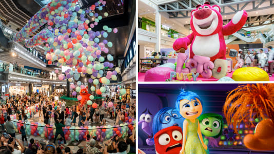 Poppin’ Surprise At Funan! Balloon Showers, Cinematic Event for Disney And Pixar’s Inside Out 2, Pixar-Themed Pop-Up Shops: Here's What Pixar Puffy Happiness Looks Like At CapitaLand Malls