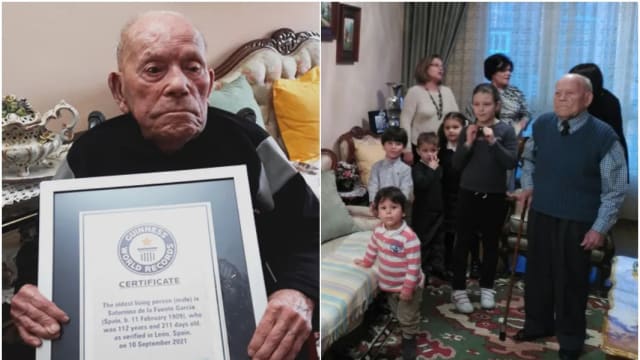 世界最长寿男子逝世 享年112岁