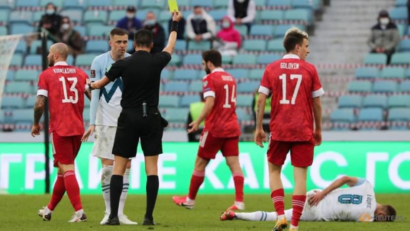 Dzyuba double gives Russia 2-1 win over Slovenia in World Cup qualifier Dzyuba double gives Russia 2-1 win over Slovenia in World Cup qualifier