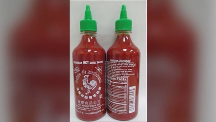 Sriracha hot sauce recalled over fears of 'exploding' bottles: SFA Sriracha hot sauce recalled over fears of 'exploding' bottles: SFA