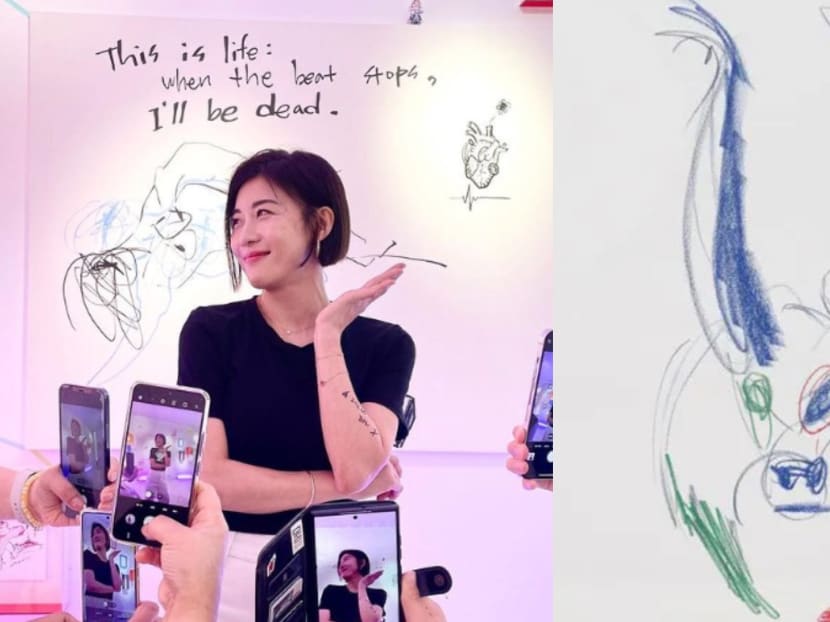 Korean actress Ha Ji-Won’s belittled ‘super cow’ drawing was sold for S$5,000