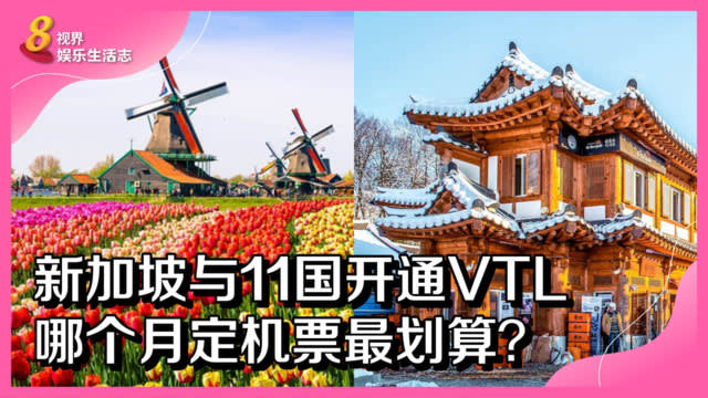 新加坡与11国开通VTL　哪个月定机票最划算？