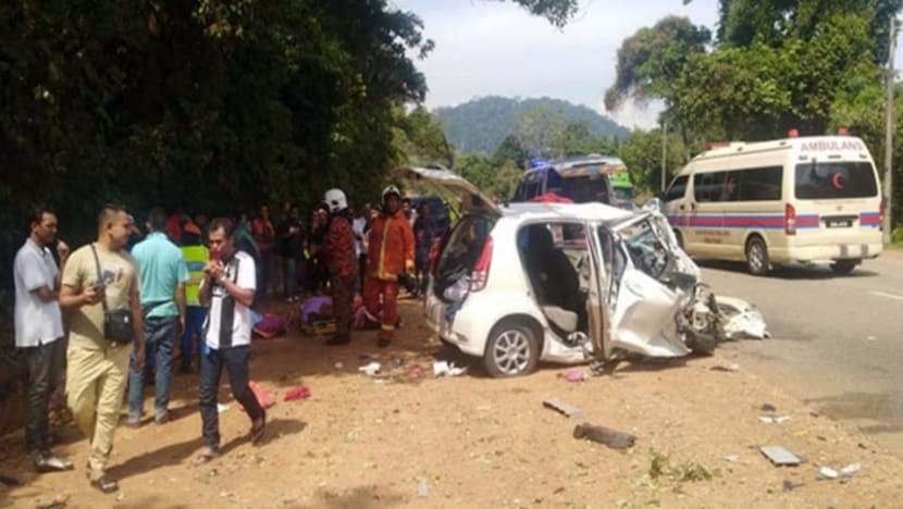 Family of five killed in road accident in Malaysia Family of five killed in road accident in Malaysia