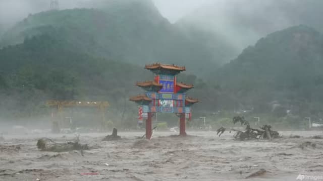 杜苏芮袭击北京 降雨量140年最高