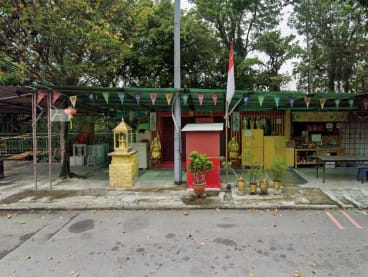 The authorities have repeatedly issued notices to the caretakers of a shrine (pictured), which sits on public land that is part of the Jurong Lake District Master Plan.