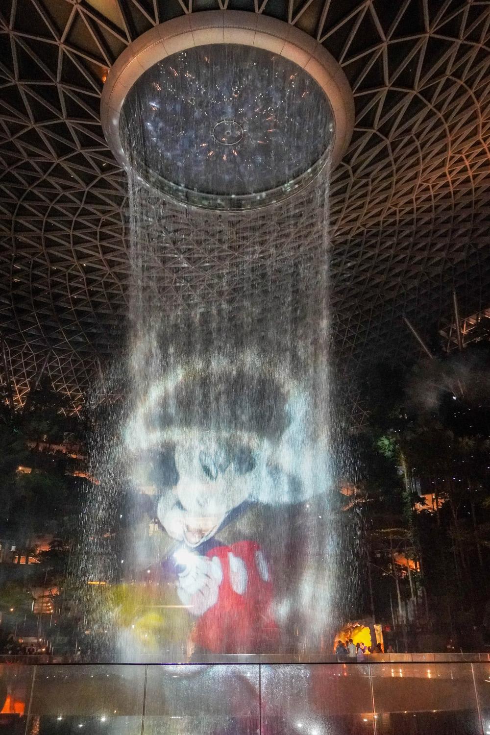 Jewel Changi Airport Is Now A Mini Disney Haven With Mickey Light