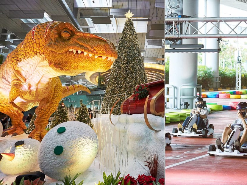 It’s all part of Changi Airport’s year-end festivities, which are safely distanced and spread out over T3, T4 and Jewel this year.
