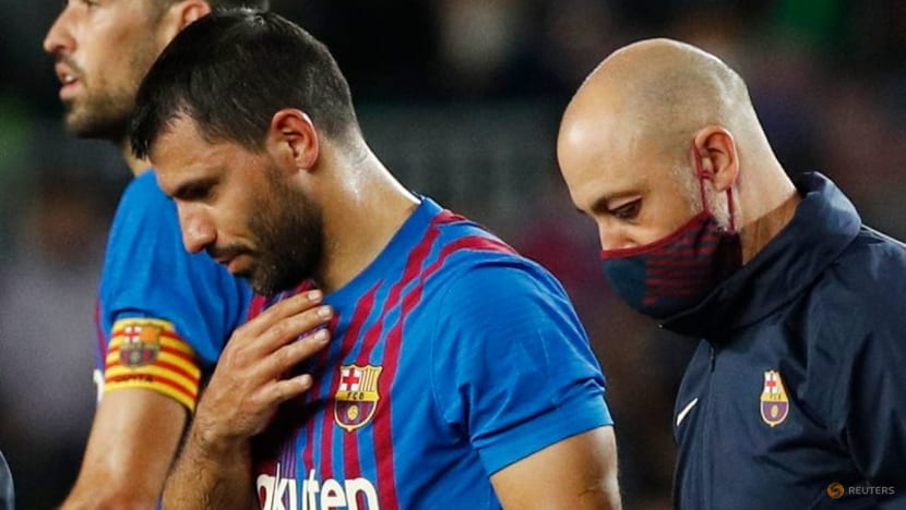 Aguero taken to a hospital after suffering chest pain Aguero taken to a hospital after suffering chest pain