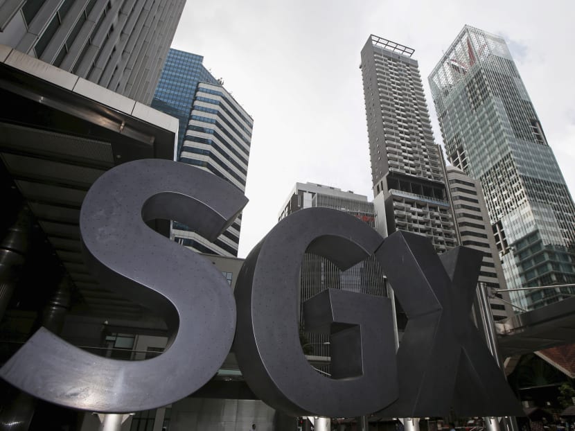A Singapore Exchange (SGX) sign sits outside its premises at the central business district in Singapore. REUTERS file photo.